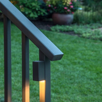 All Seasons Outdoor Space | Deck Stair Lighting - Omaha, Nebraska