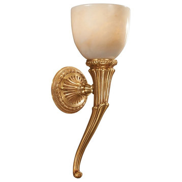 Metropolitan 1-Light Wall Sconce, French Gold
