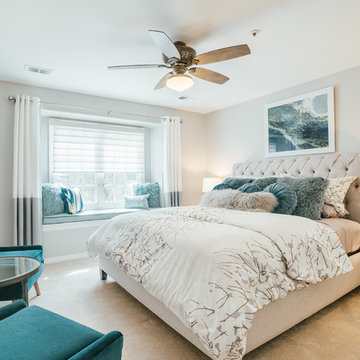 After - stylishly comfortable and ready for guests, this transformation was more