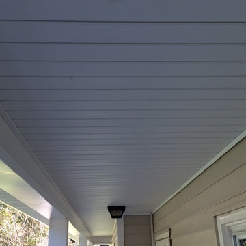 Charlotte, NC, upscale vinyl siding replacement by Belk Builders.