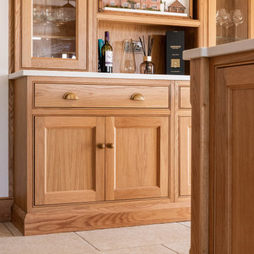 Classic In-Frame Shaker & Walk-in Pantry and Media Wall – Nazeing, Essex