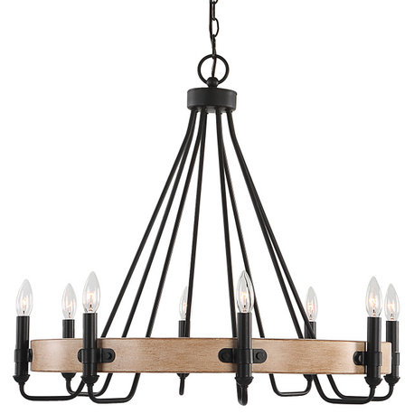 Uttermost Deschutes 8 Light Farmhouse Chandelier