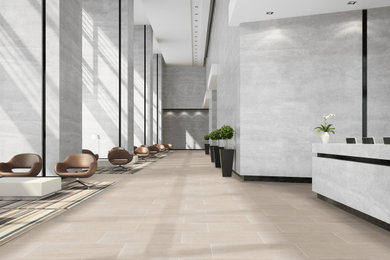 Example of a minimalist entryway design in Other