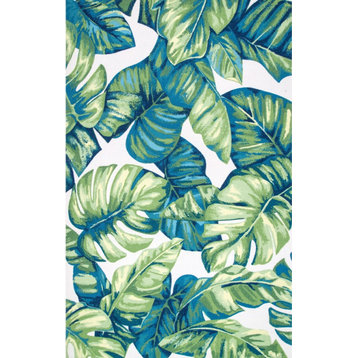 Nuloom Contemporary Country & Floral Area Rug, Green Multicolor 4'x6'