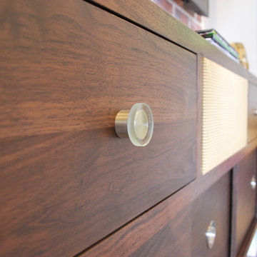Custom built-in with furniture finish