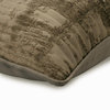 Designer 20"x20" Quilted Copper Velvet Throw Pillow Covers - Grudgingly Copper