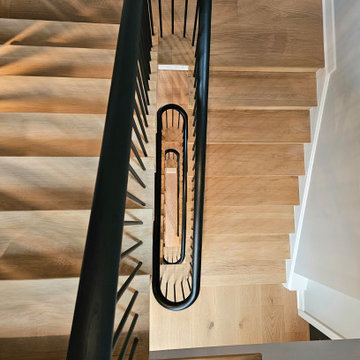Project #115 | Staircase with Continuous Rail System Without Newels