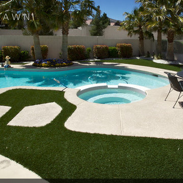 Artificial Grass Pool Installations
