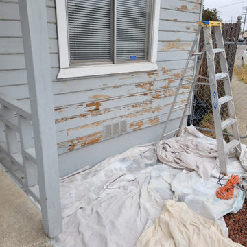 Dry rot repair and exterior paint in Bay Area
