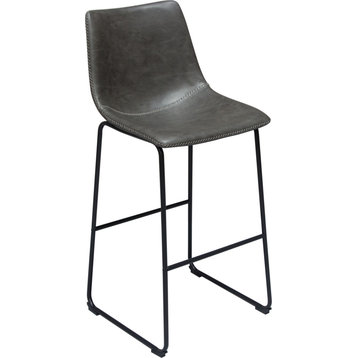 Theo Bar Height Chairs (Set of 2) - Gray