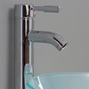 Fresca Cristallino Glass Bathroom Vanity w/ Vessel Sink