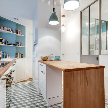 Un studio parisien, malin et féminin