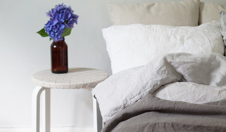 Gör det själv: Ett vackert sängbord av flätat läder