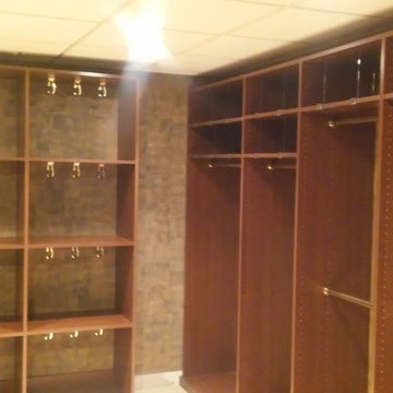Huge Walk-in Shoe and Handbag Custom Closet (Mendham NJ)