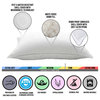 Micronone White Goose Down Firm Side/Back Sleeper Pillow, King