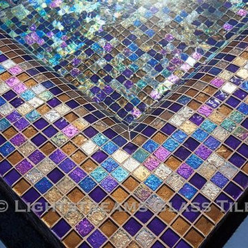 Arizona Glass Tile Pool, Waterline, and All Tile Spa