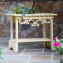 Veranda V040 Outdoor Polymer Side Table - Outdoor Side Tables