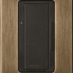 Lutron Claro&reg; Wallplate from the architectural metal finish collection - Lighting