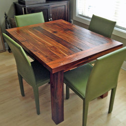Teak Dining Table, 36" x 48", 2" thick - Dining Tables