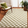 Savannah Checkerboard Indoor Area Rug, Sage, 3'6"x5'6"