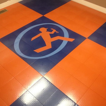 SnapSports Indoor athletic flooring
