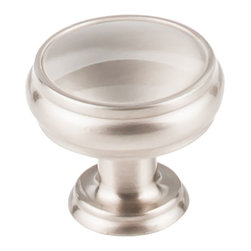 Top Knobs - Eden Large Knob, 1 3/8", Brushed Satin Nickel - Cabinet And Drawer Knobs