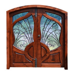 Custom Wooden Doors - HRD9989 - Front Doors