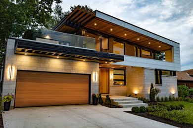Example of an exterior home design in Other