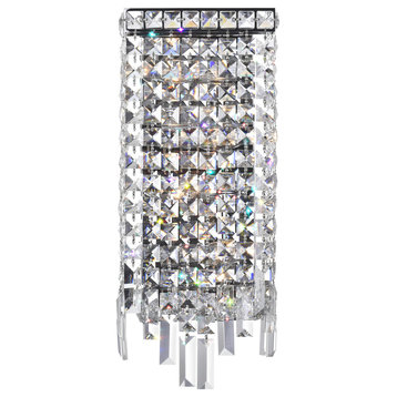 4 Light Wall Sconce With Chrome Finish