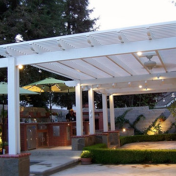 Luxurious outdoor living area.