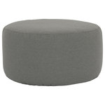 Sunset West - 36" Round Coffee Table/Ottoman, Heritage Granite - Highly versatile, Sunset West's modular foam collection provides solutions for true indoor/outdoor living. These water-proof, all-weather pieces are engineered for outdoor or indoor use, and can be used for a myriad of functions: sturdy enough for a coffee table, with enough comfort to double as an ottoman or seat.