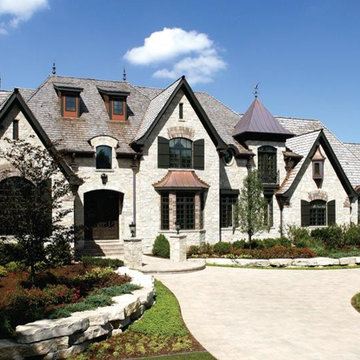 French Country with Copper Turret