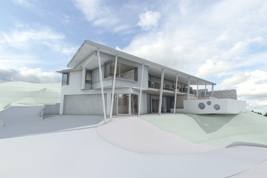 This is an example of a modern home design in Brisbane.