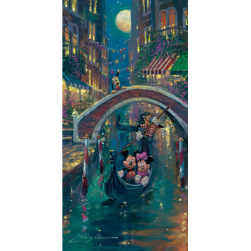 Disney Fine Art Moonlight In Venice by James Coleman