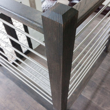 Project #50 | Geometric Staircase with Contrasting Tones