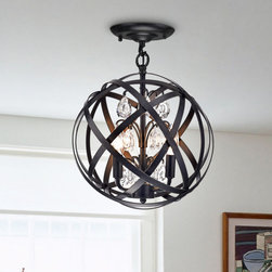 3-Light Chandelier, Flush Mount & Pendant - Flush-mount Ceiling Lighting