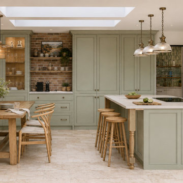 Open Plan Dining and Kitchen