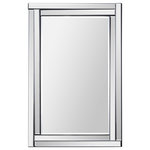 Renwil - Ava Mirror 24 X 35 - This classic design features a dimensional beveled-mirror frame and a beveled center mirror. With its sophisticated and clean lines this mirror is a perfect addition to any space.