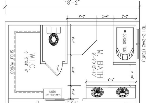 Master Bath Layout