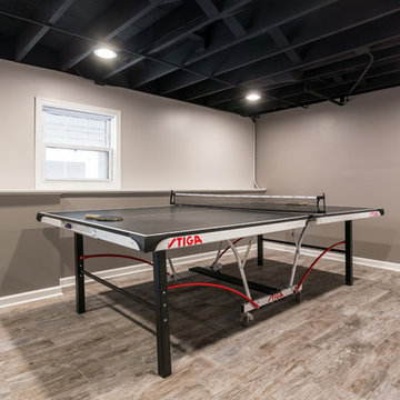 Entertain and Exercise Basement Remodel