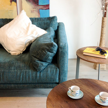 Appartamento al mare sui toni del blu_Liguria