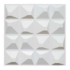 19.7"x19.7" Art3d Decorative 3D Panels Textured Wall Design Board, Set of 12