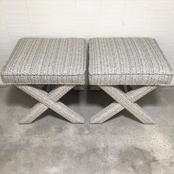 Custom X Benches - Footstools And Ottomans