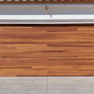 Planks Cedar Garage Door