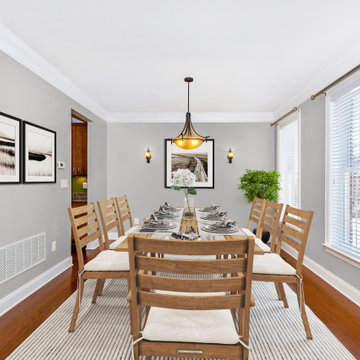 Same Dining Room Staged Multiple Ways