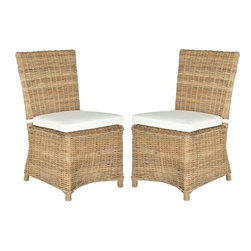 Sebesi Natural Rattan Dining Chair (Set of 2) - Dining Chairs