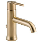 Delta - Delta Trinsic Single Handle Bathroom Faucet, Champagne Bronze, 559LF-CZMPU - Delta faucets with DIAMOND Seal Technology perform like new for life with a patented design which reduces leak points, is less hassle to install and lasts twice as long as the industry standard*. Designed to look like new for life, Brilliance finishes are developed using a proprietary process that creates a durable, long-lasting finish that is guaranteed not to corrode, tarnish or discolor. You can install with confidence, knowing that Delta faucets are backed by our Lifetime Limited Warranty. Delta WaterSense labeled faucets, showers and toilets use at least 20% less water than the industry standard saving you money without compromising performance.