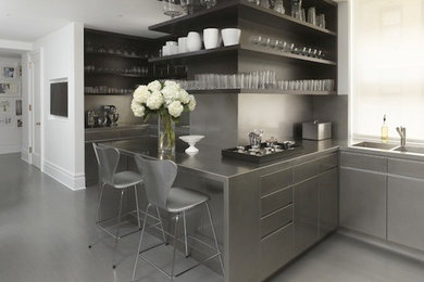 Trendy kitchen photo in New York