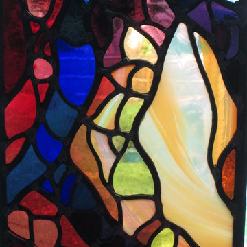 Abstract Colorful Modern Stained Glass