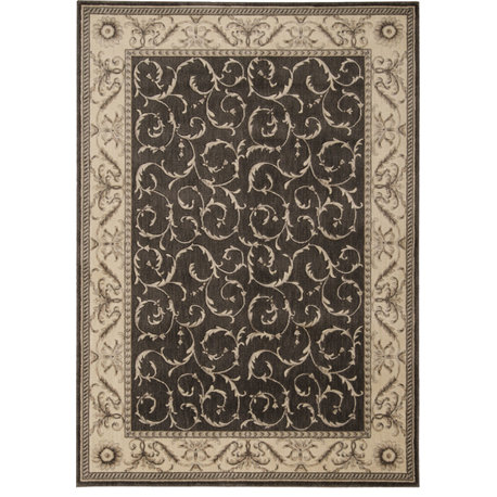 Nourison Somerset ST02 Rug 2'x2'9" Charcoal Rug